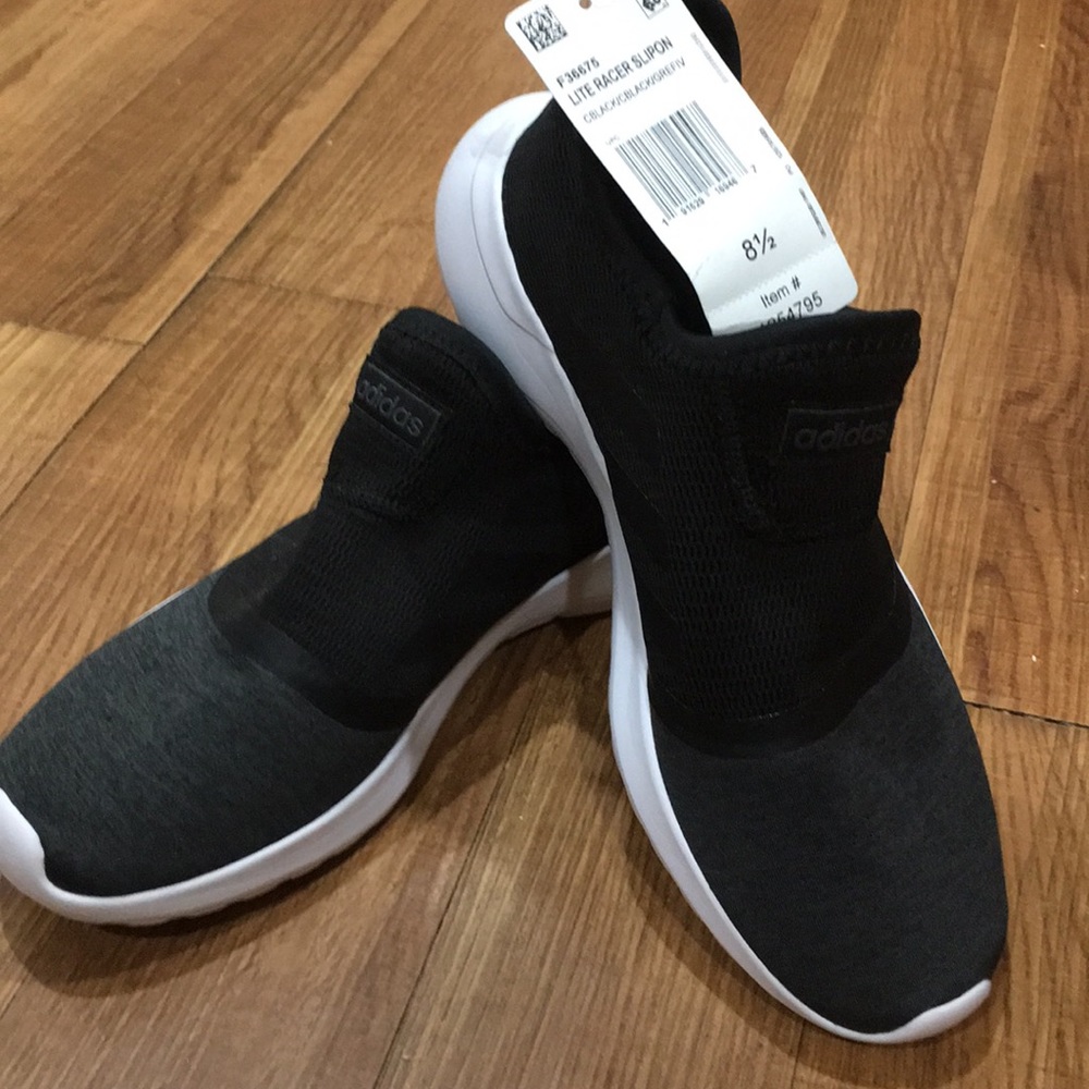 Adidas lite racer slip on